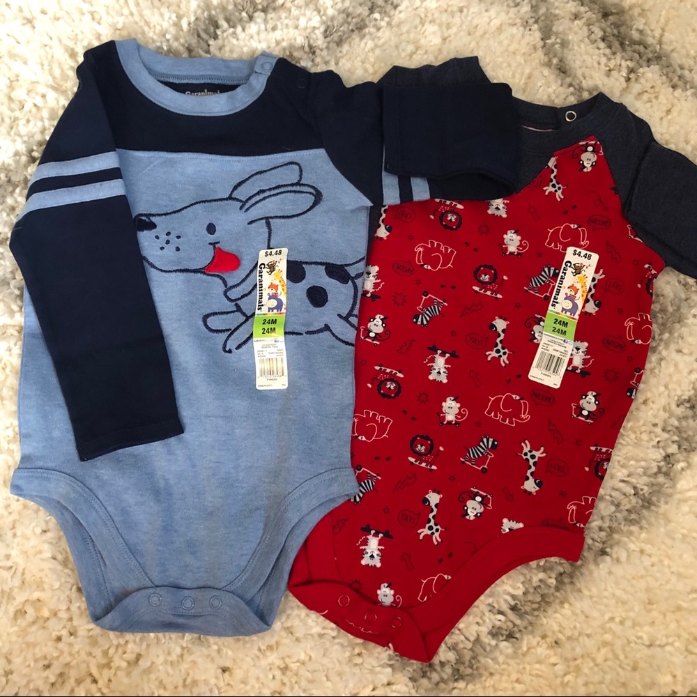 2 - 24 Month Granimals Onsies
